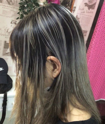 外国人風バレイヤージュ