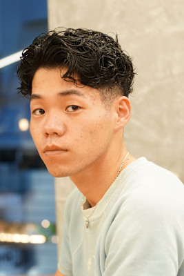 ラルフカール　オールバックパーマ