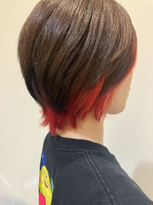 ショート／インナーカラー