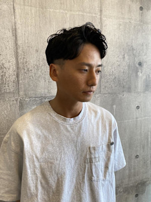 メンズショートパーマ