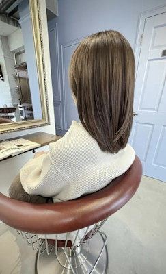 跳ねにくい長さのレイヤーカット