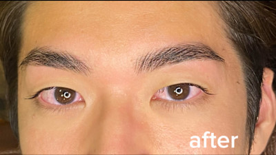 ウルフ系のセンターパート