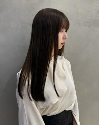 艶髪/ロングヘア/髪質改善カラー