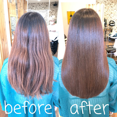 魔法の髪質改善ストレート極