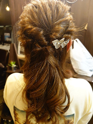 ヘアセット★結婚式、卒業式、入学式などの大切な日の為に★