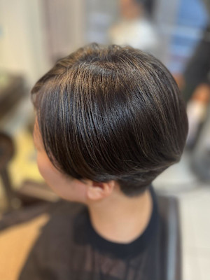 白髪ぼかしハイライトカラー