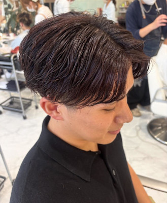 メンズパーマ／ニュアンスパーマ／フェザーパーマ