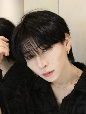 men's/メンズ/曲がる縮毛矯正/マッシュショート/韓国