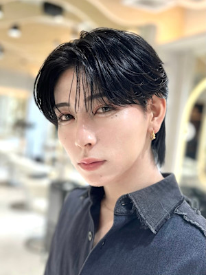 men's/メンズ/曲がる縮毛矯正/マッシュショート/韓国