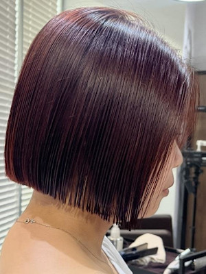 ワインレッド　ピンクカラー　ラベンダーピンク