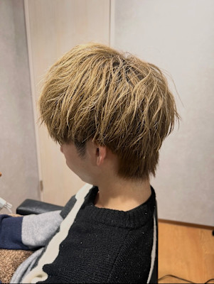 ナチュラル束感ショートマッシュ