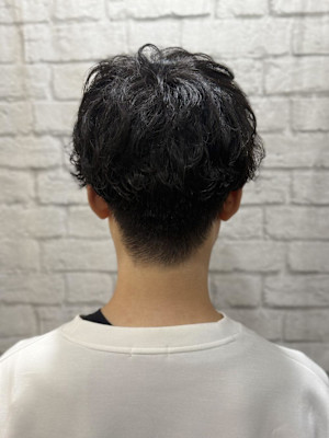 ツーブロックマッシュ×メンズパーマ