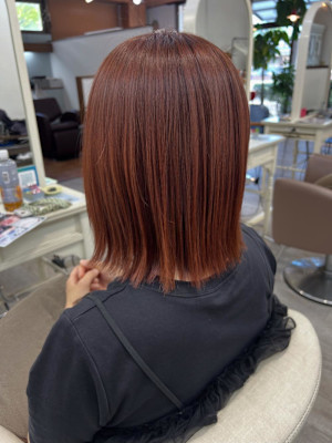 アプリコットオレンジ/脱白髪染め