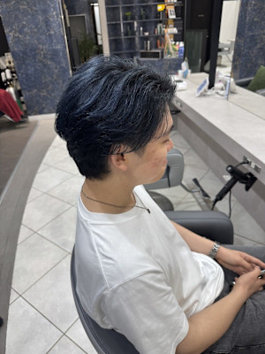 今旬！ ネビジュ（ネイビー×アッシュ）で魅せる韓国風