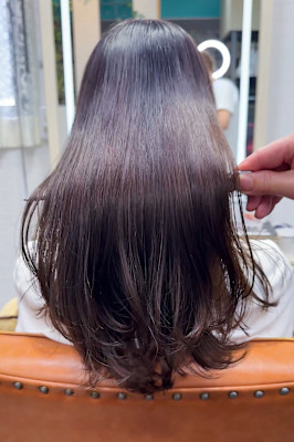 ペールラベンダーベージュ×メテオトリートメント☆彡