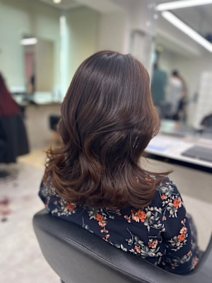 韓国風レイヤーカット【銀座駅/学割U24/前髪カット】