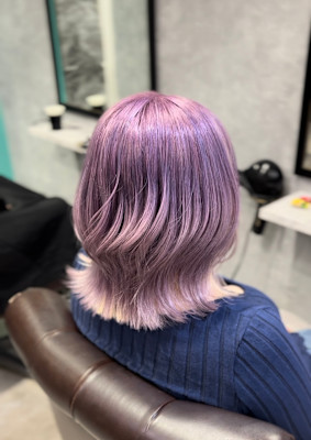 ピンクラベンダー×ブリーチ