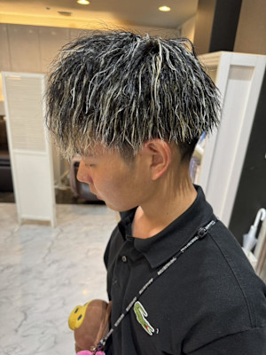 2ブロ／ツイストスパイラル／パイルツイスト／ホワイトメッシュ