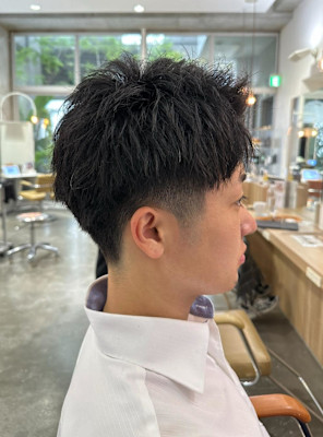 刈り上げショートアップバンド