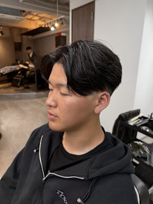 大宮/カット/短髪/毛流れ/センターパート