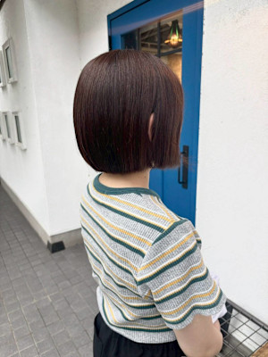 【katachi】担当日野　ボブ×艶ベージュ