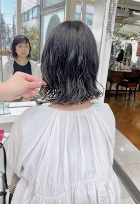 【ボブパーマ】