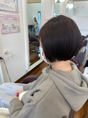 まとまるボブ/大人ボブ/アッシュカラー