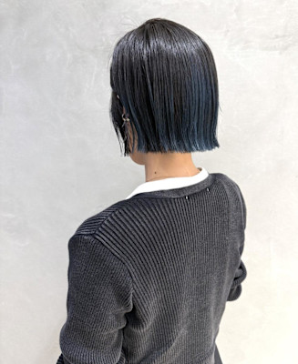 ボブ/ハイライト/酸性ストレート