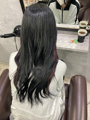 イヤリングカラーピンク