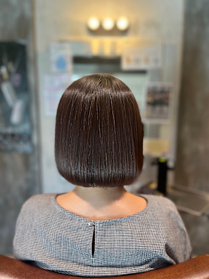 髪質改善でつくる、上品タイトボブ