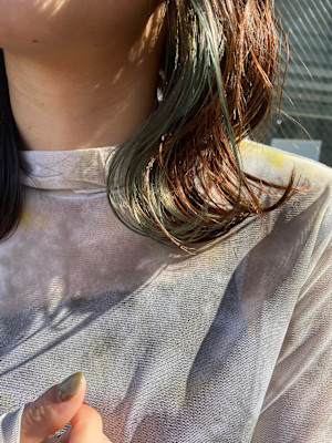 イヤリングカラーgreen