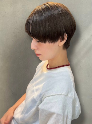 ハンサムショート × greige color