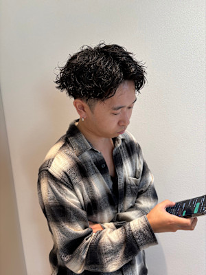 メンズツイストスパイラルパーマ