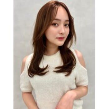 くびれヘア×アッシュブラウン