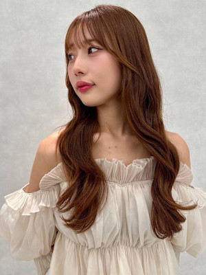 くびれヘア/シースルー/デザインカラー/二子玉川