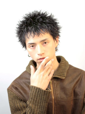 渋谷駅/学割U24/メンズサロン/フェザーパーマ