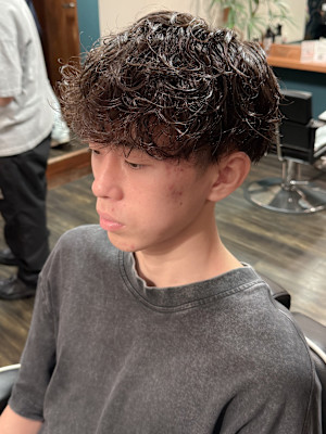 【メンズマッシュ×シャドウパーマ】