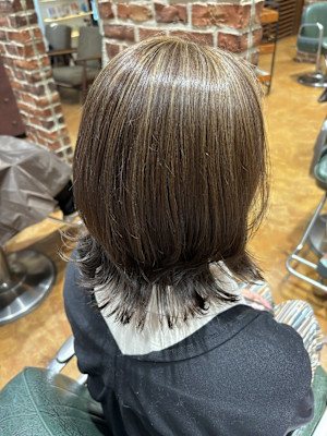 【さすだ】白髪ぼかし × くびれヘア