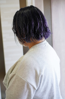 ダークヴァイオレットボブ