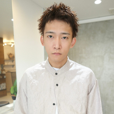 短髪 スパイキーショート メンズ  ベリーショート