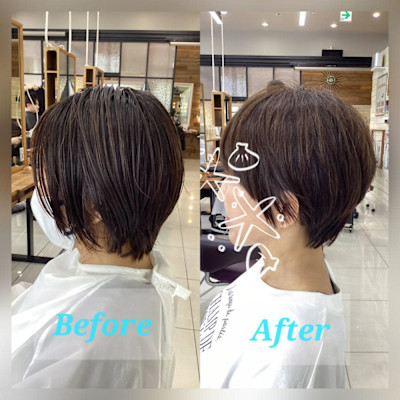 【松浦】ヘアセットが楽なショートスタイル