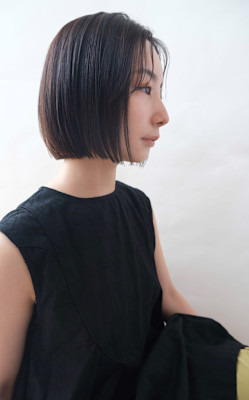 ナチュラル/艶ボブ/まとまりショートボブ/大人上品ヘア