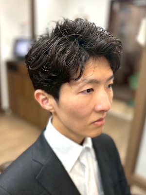 メンズパーマ/バーバー/メンズカット/銀座/有楽町＜理容室＞