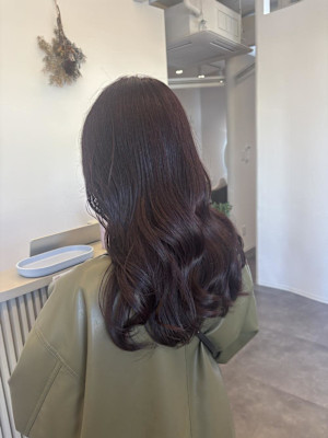 【miu担当】ブリーチなしでできるワインレッドカラー