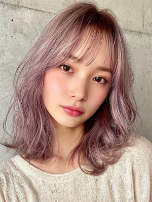 ブリーチ。ミルクティー。