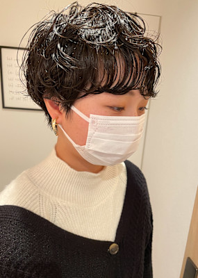 ショートパーマ