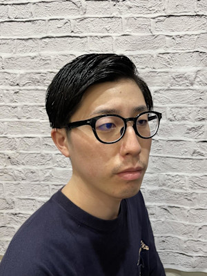 ツーブロ73ナチュラルバックショート