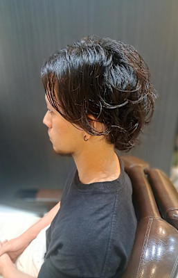 スパイラルパーマ