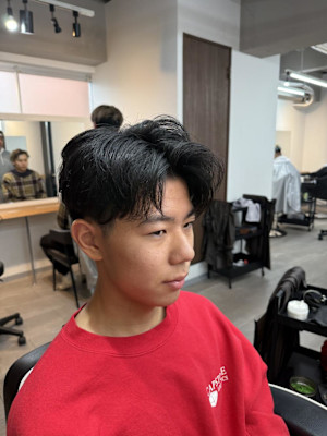 大宮/カット/短髪/毛流れ/センターパート