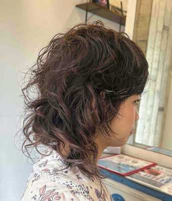 秋色インナーカラー